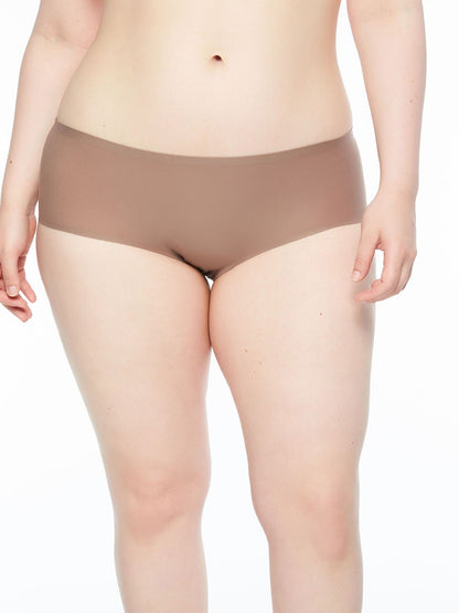 Soft Stretch Hipster (1X - 4X) - Hazelnut