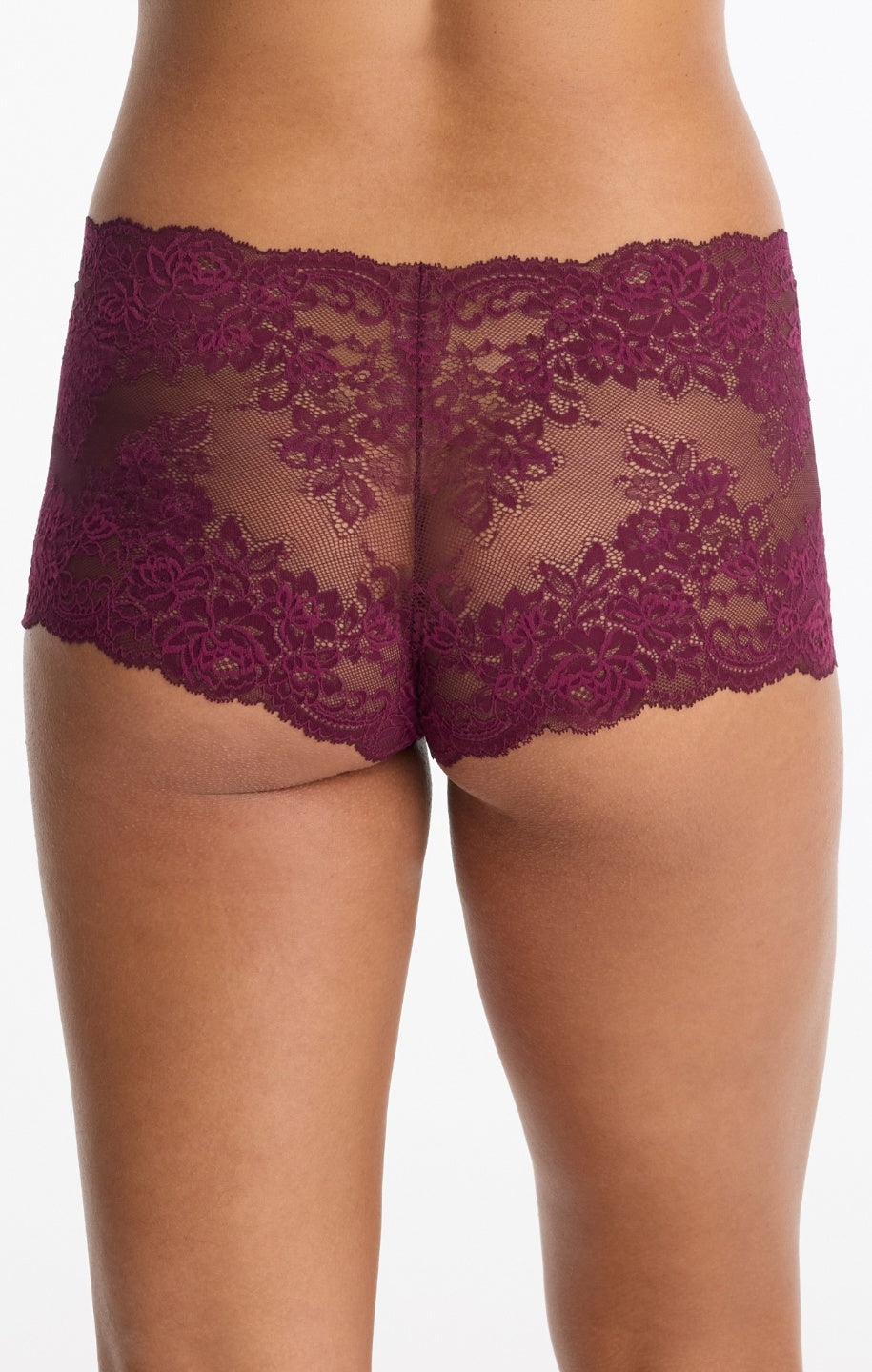 Captivate Lace Shorts - Figgy Purple / Nocturnal Blue