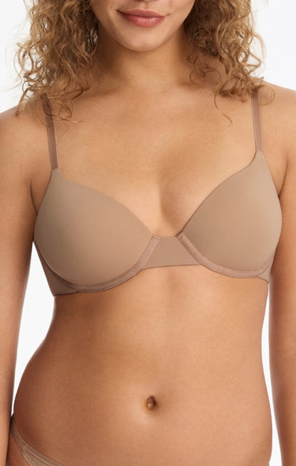 Insider Unlined Underwire T-shirt Bra - Cinnamon Sugar Brown