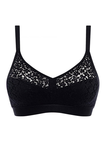 Norah Comfort Supportive Wirefree Bra - Black