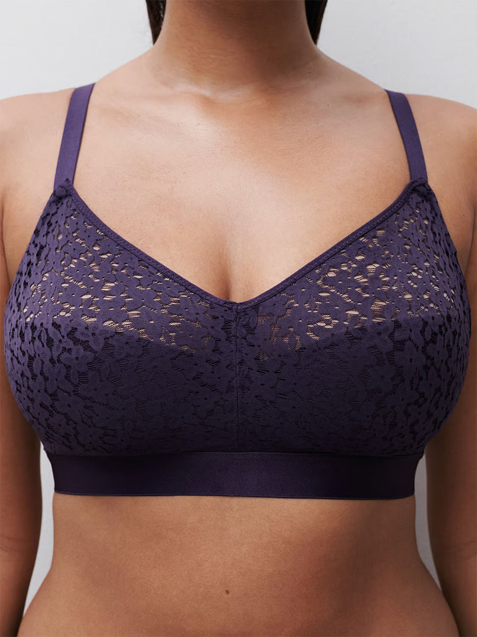 Norah Comfort Supportive Wirefree Bra - Fatal Violet Purple