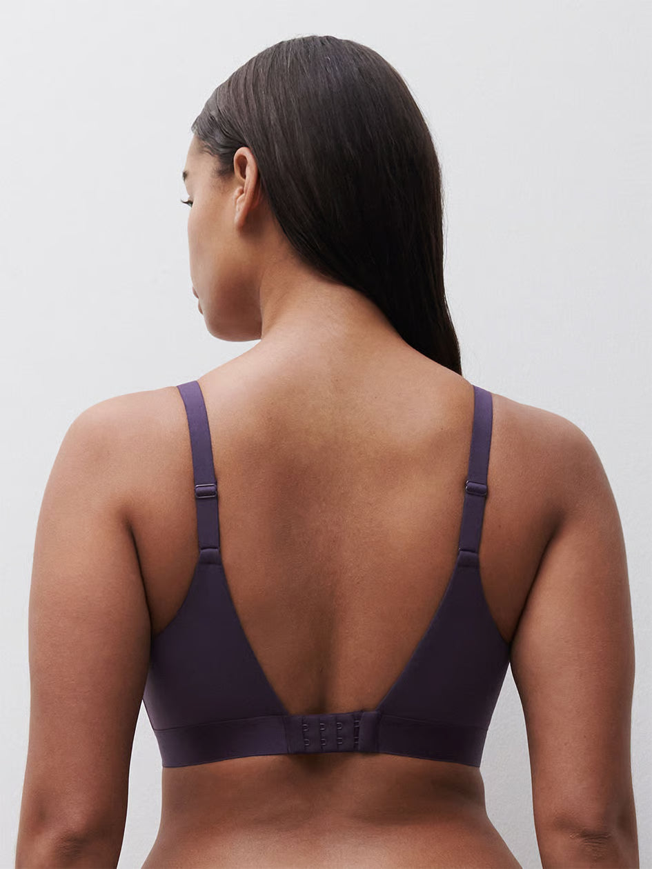 Norah Comfort Supportive Wirefree Bra - Fatal Violet Purple