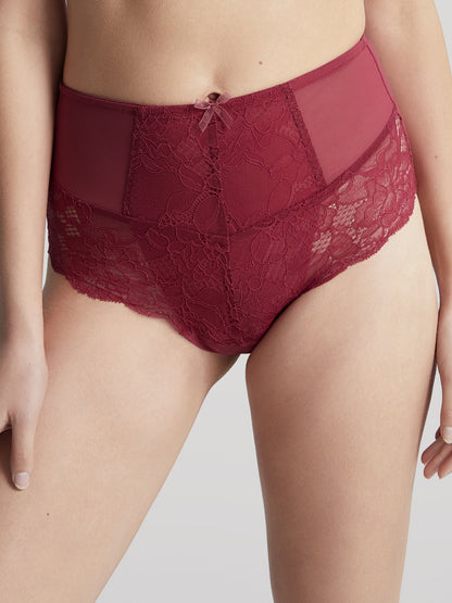 Imogen High Waist Brief - Electric Magenta