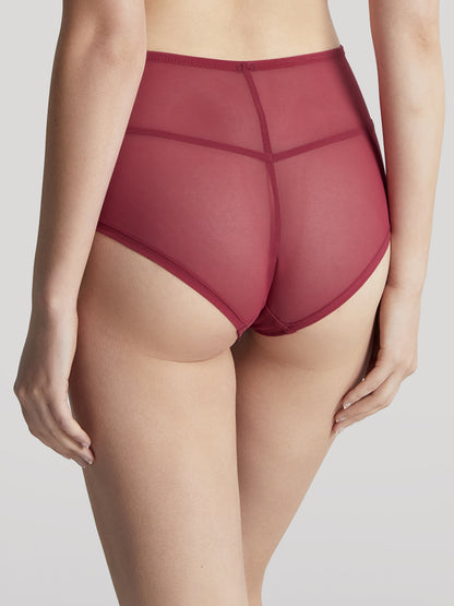 Imogen High Waist Brief - Electric Magenta