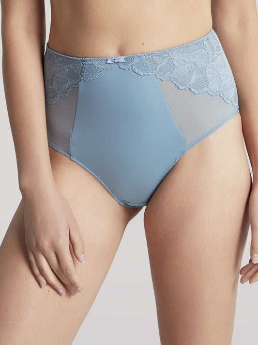 Rocha High Waist Brief - Stone Blue