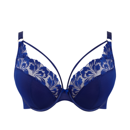 Jaida Plunge Bra - Cobalt