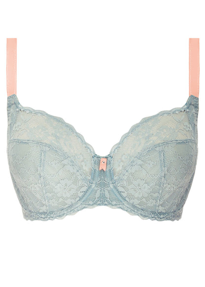 Offbeat Side Support Bra - Earl Grey