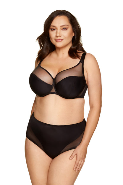 Zara Half Padded Bra - Black