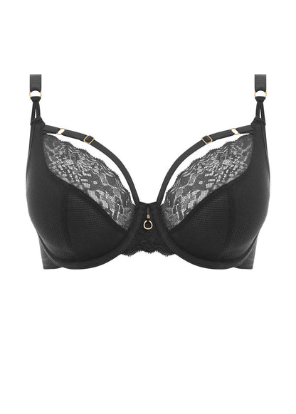 Temptress Plunge Bra - Black