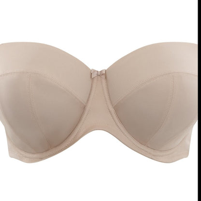 nude plus sized strapless bra