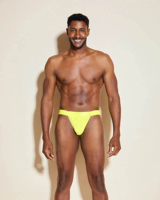 Never Say Never Jockstrap - Neon Yellow