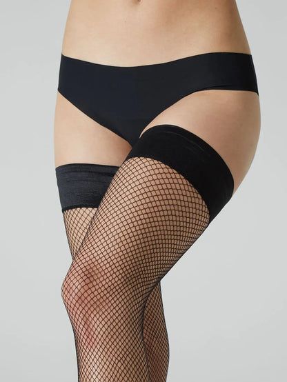 Fishnet Hold Ups - Black