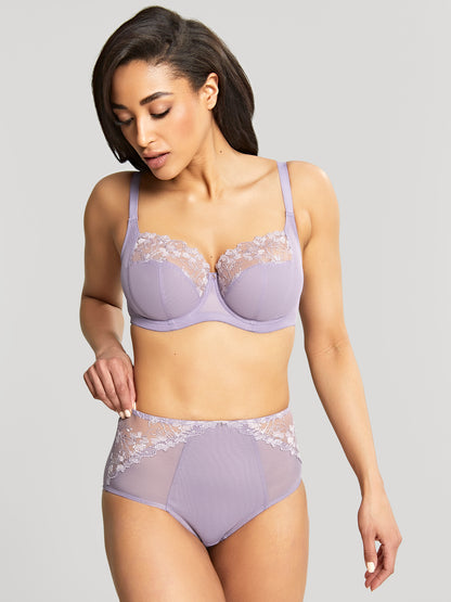 Emelia High Waist Brief - Lilac