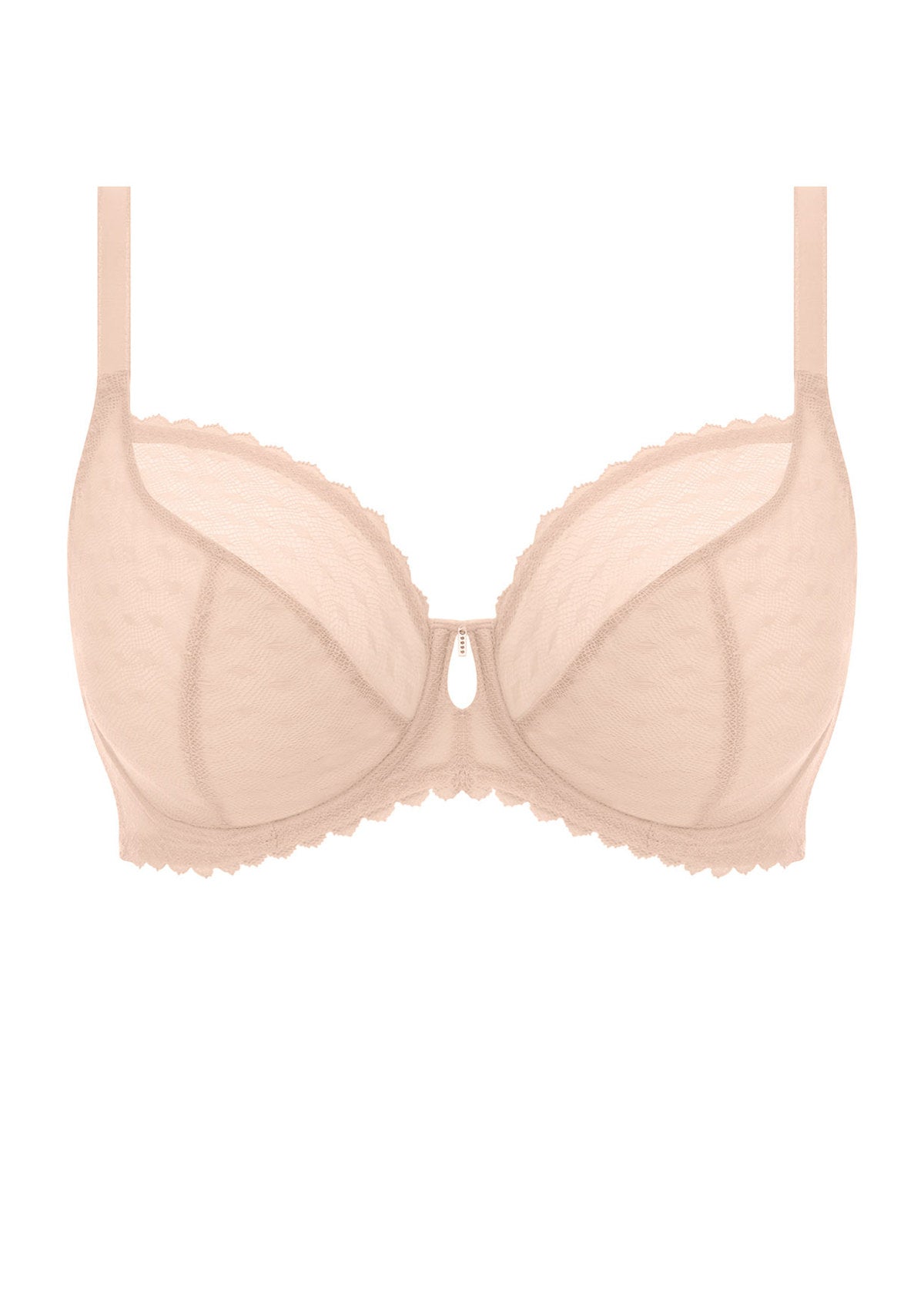 Signature Plunge Bra - Beige