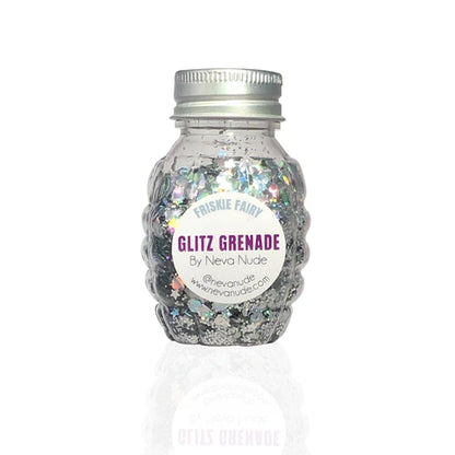 Friskie Fairy Cosmetic Grade Glitter Glitz Grenade in Aloe Gel