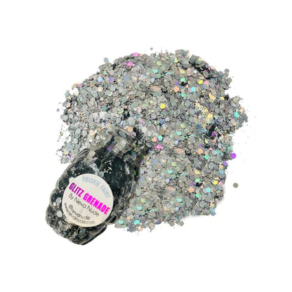 Friskie Fairy Cosmetic Grade Glitter Glitz Grenade in Aloe Gel