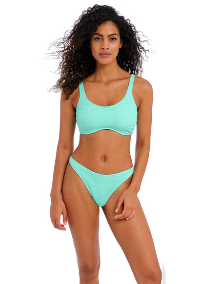 Ibiza Waves High Leg Bikini Brief - Frozen