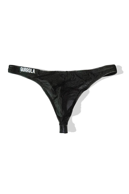 Men's Mesh Thong - Jet Black