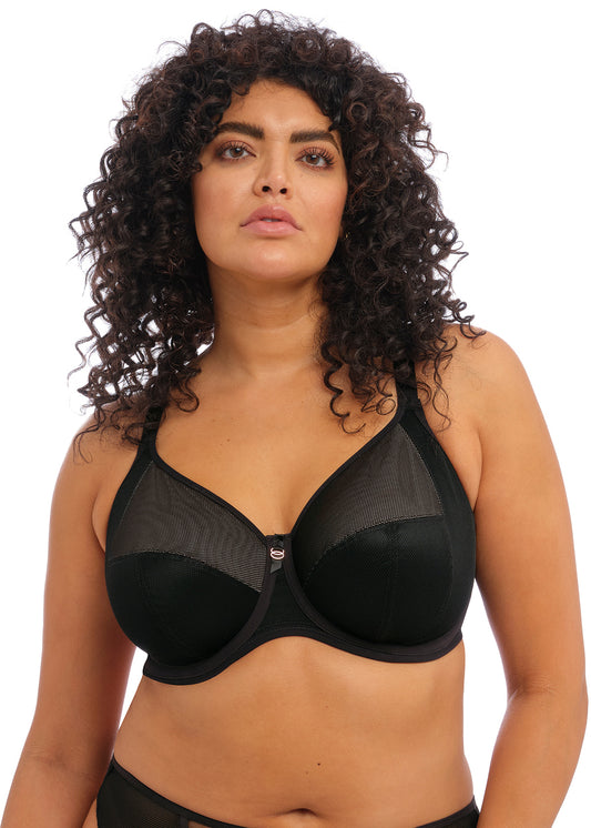 Kintai Banded Bra - Black