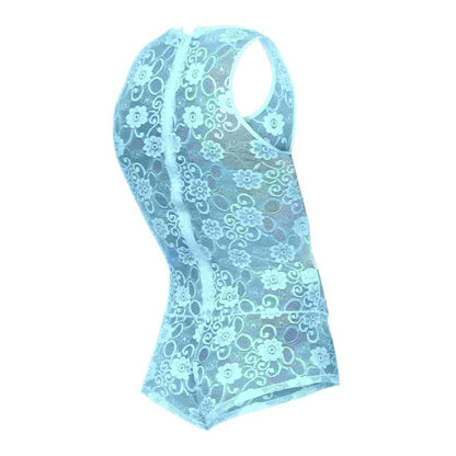 Lace Bodysuit - Turquoise