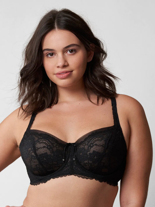 Minx Balconette Bra - Black