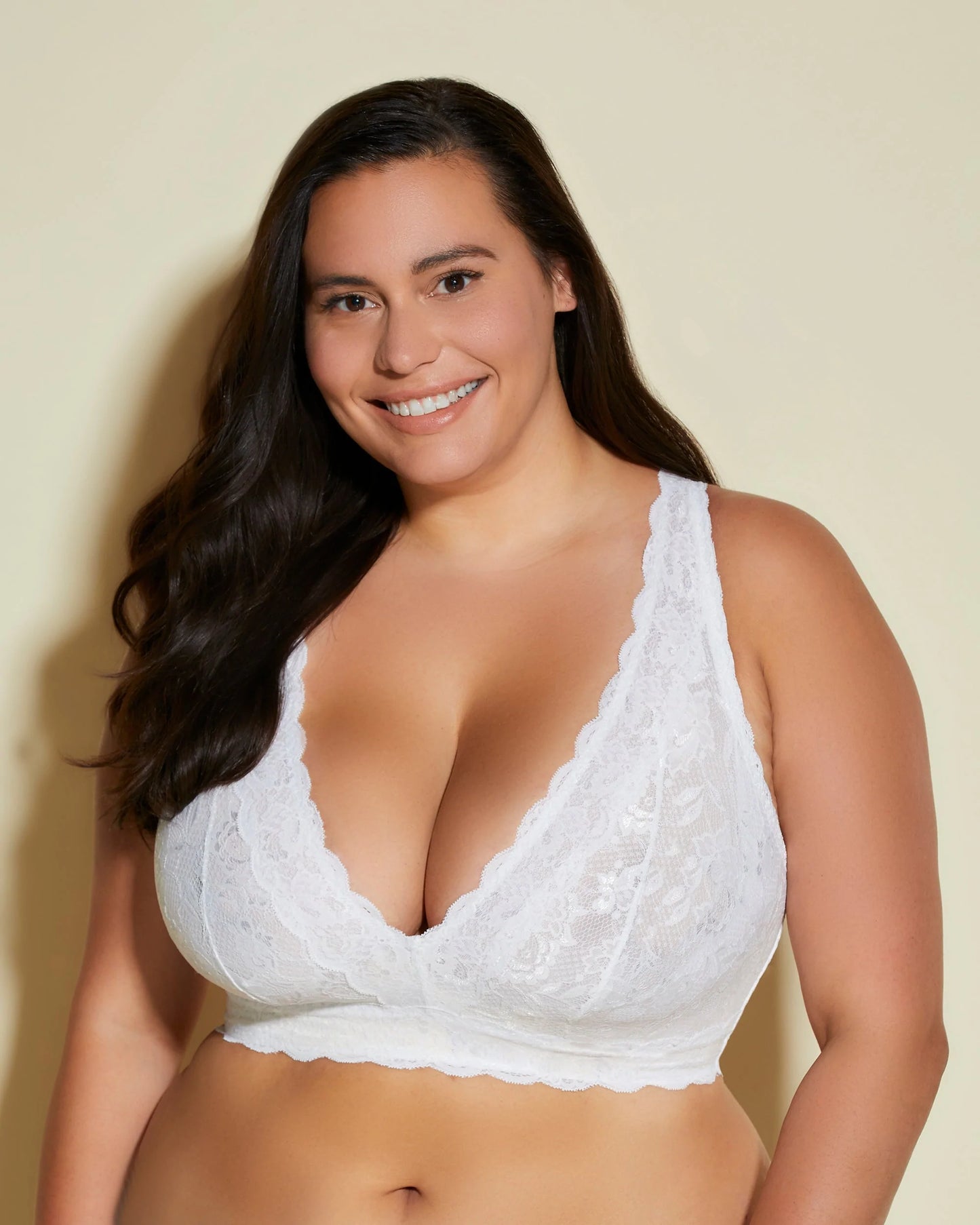 Never Say Never Ultra Curvy Plungie - White