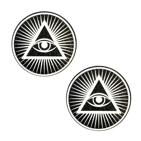 Third Eye Black Glitter Nipple Cover Pasties