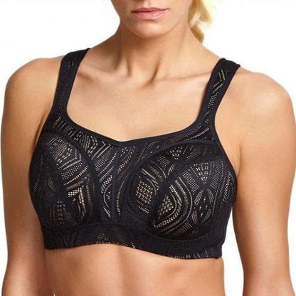 Panache Wired Sports Bra - Black/Latte