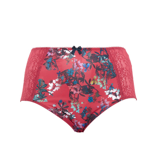 Chi Chi Brief - Red Floral