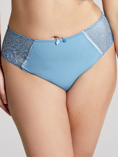 Estel High Waist Brief - Dusk Blue