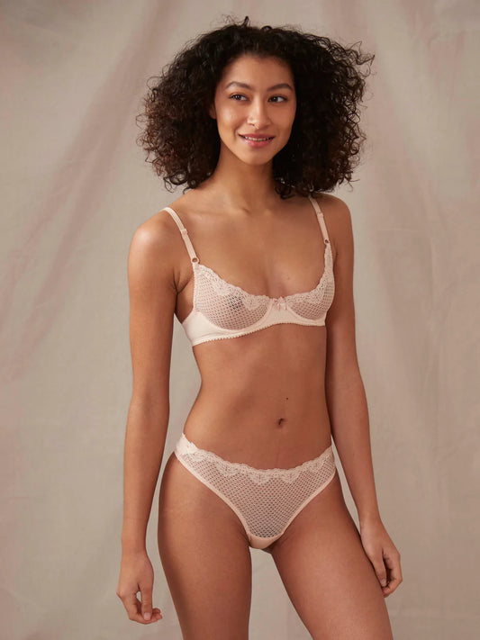 Alice Lace Demi Bra - Beige