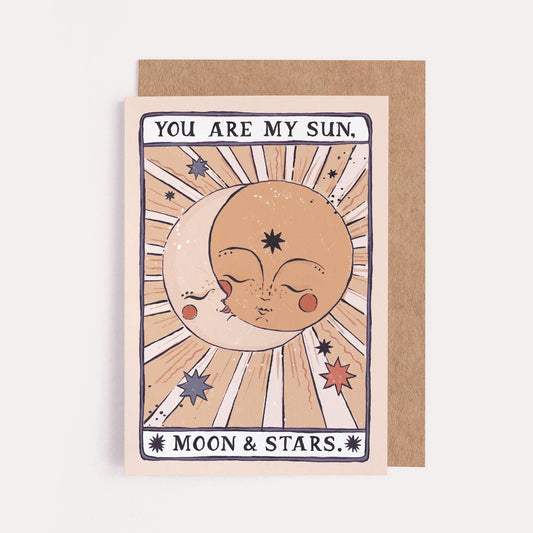 Sun, Moon, & Stars Card