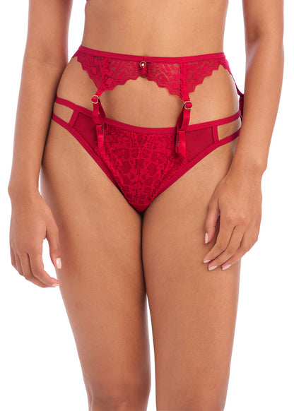 Temptress Suspender - Cherry