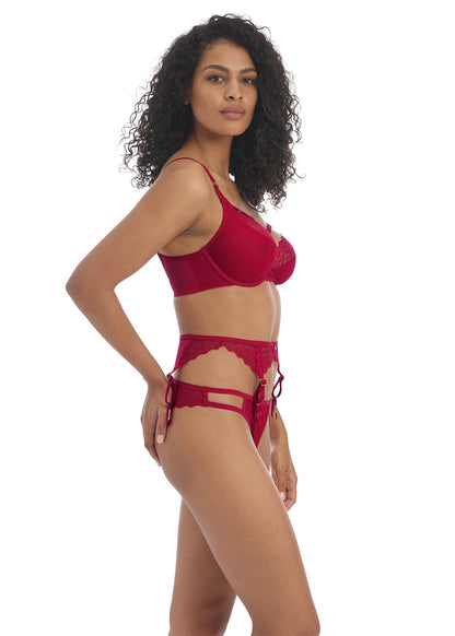 Temptress Suspender - Cherry