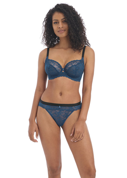 Offbeat Plunge Bra - Poseidon