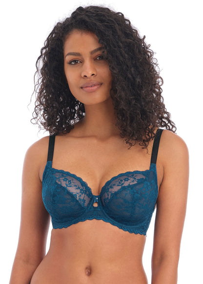 Offbeat Plunge Bra - Poseidon