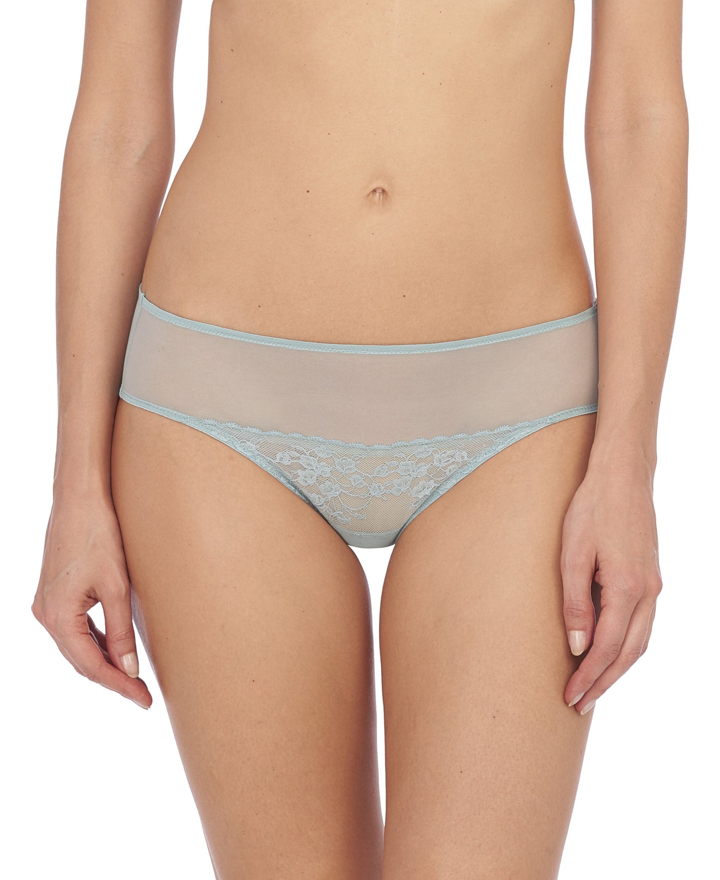 Cherry Blossom Brief - Aqua Marine