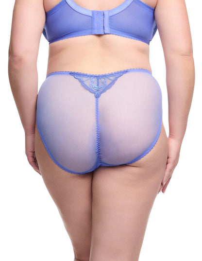 Gwendoline High Cut Brief - Periwinkle