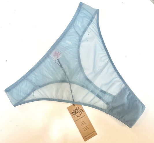 Whisper High Cut Thong - Mineral Blue