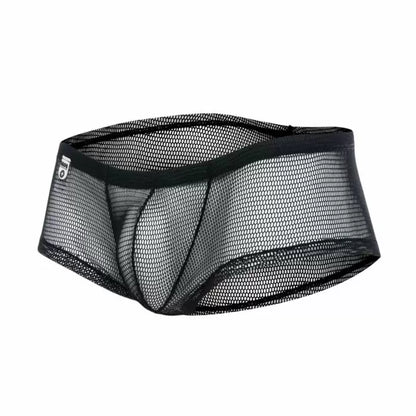 Fishnet Boxer Short  - Black