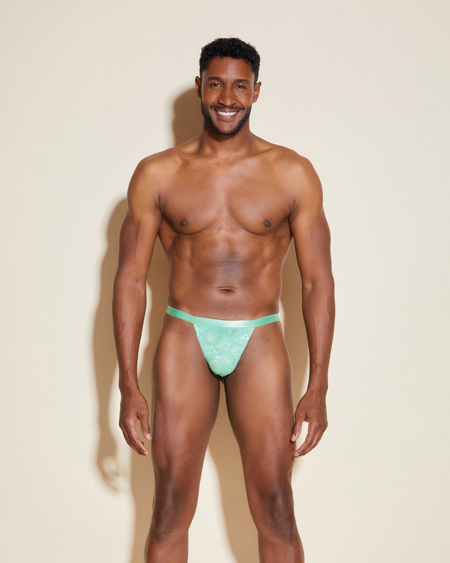 Never Say Never Italian Thong - Green