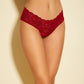 Never Say Never Low Rise Hotpant - Sindoor Red