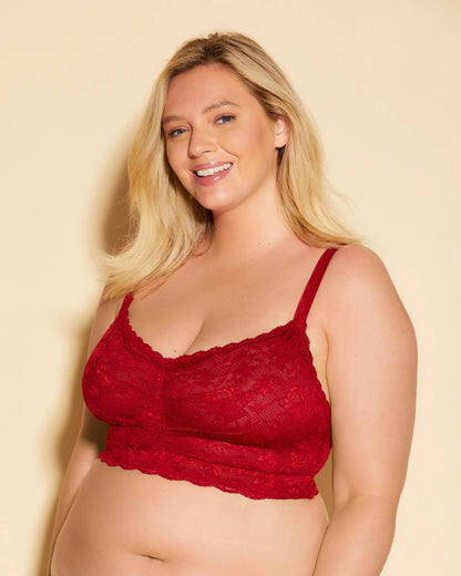 Never Say Never Ultra Curvy Sweetie Bralette - Sindoor Red