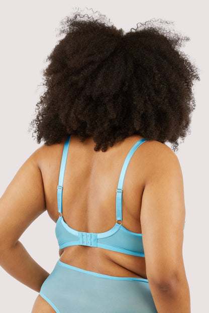 Cassia Embroidery Quarter Cup Bra