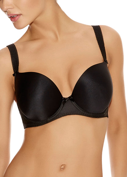 Deco Plunge Bra - Black