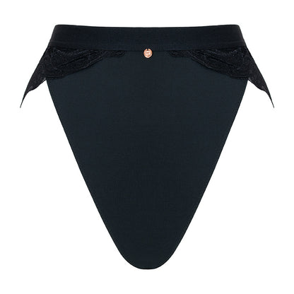 Indulgence High Waist Brief - Black