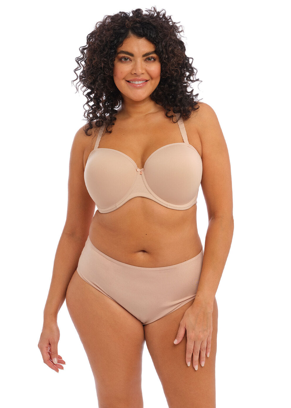Smoothing Strapless - Beige – The Rack Shack